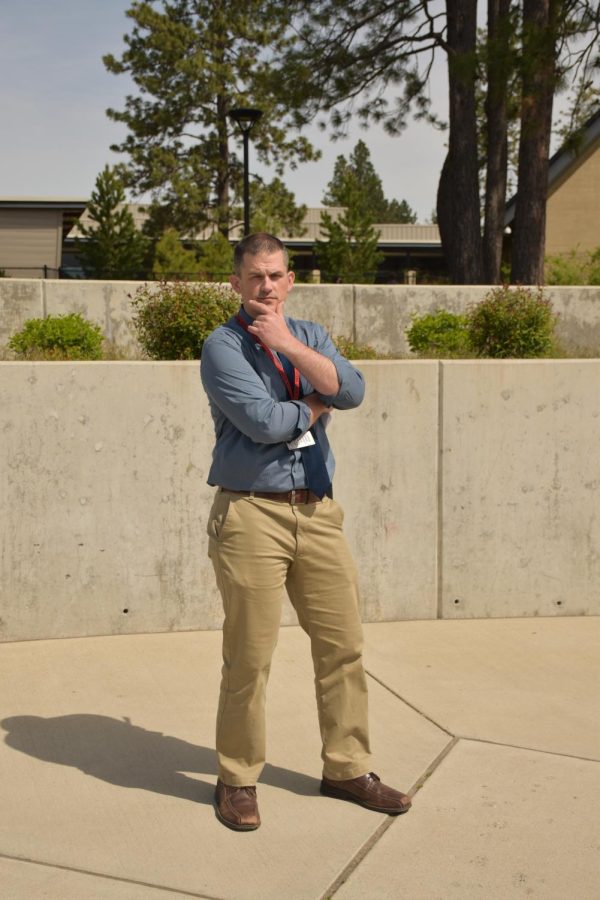 Mr. O'Dell strikes a pose in Victory Plaza for photographer Cameron Lee.