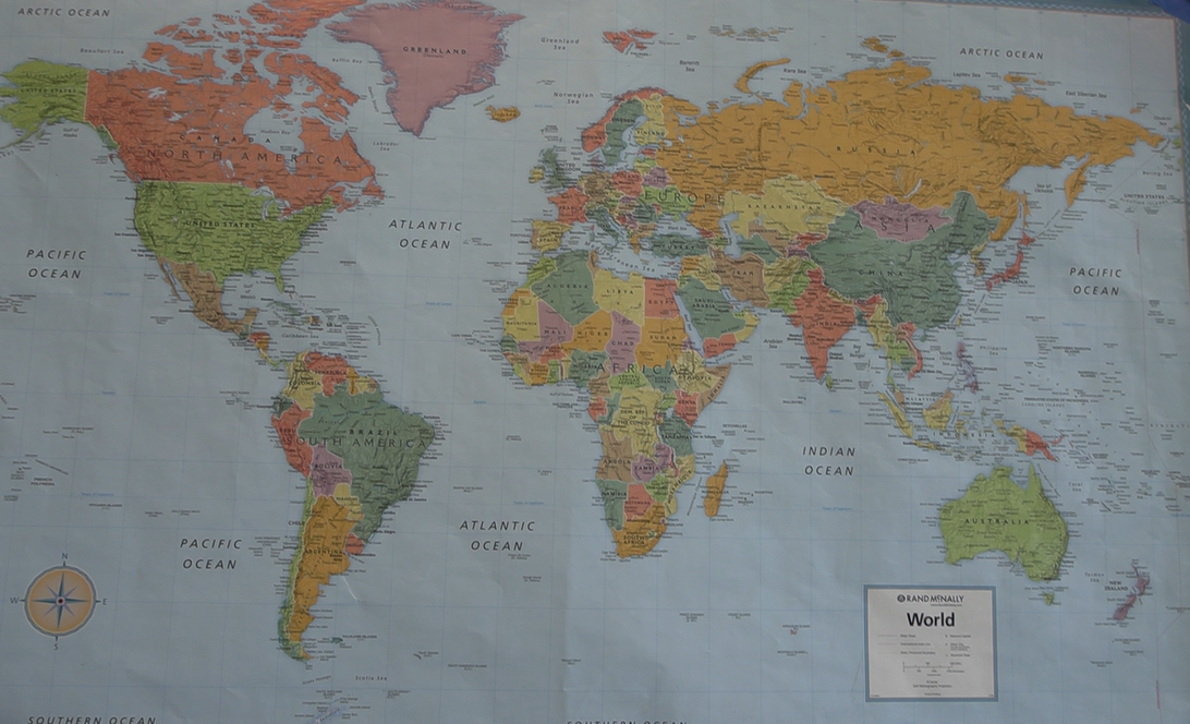 world map 