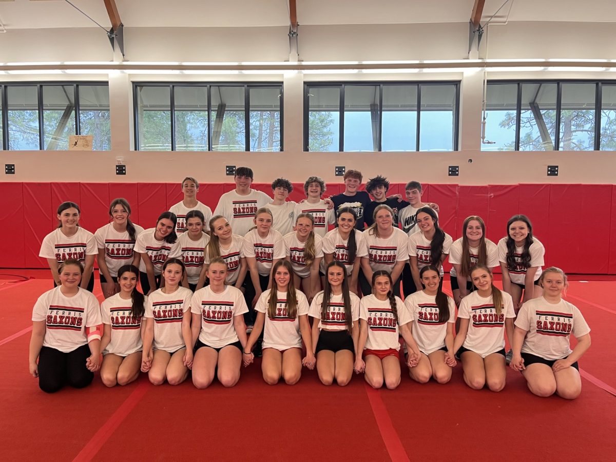 Back Row (left to right): Danger Ricard, Brody Baker, Devin Regal, Bodie Grangroth, Joshua Addams, Elijah Olney, Chris Solscheid.  

Middle Row (left to right): Alexis Condon, Joss Irvine, McKenzie Fallon, Sophia Grimm, Hailey Johnson, Mariia Bannikova, Micah Stinebaugh, Maya Siemers, Cale Stinebaugh, Avery Burns, Grace Brinkman, Peyton Luby. 

Front Row (left to right): Alec Rosonoff, Bridget Menard, Sophia Percival, Sam Baker, Izzy Olson, Bella Anastasi, Molly Fallon, Hailey Ditto, Callie Hutchinson, Kaylie Deesten. 